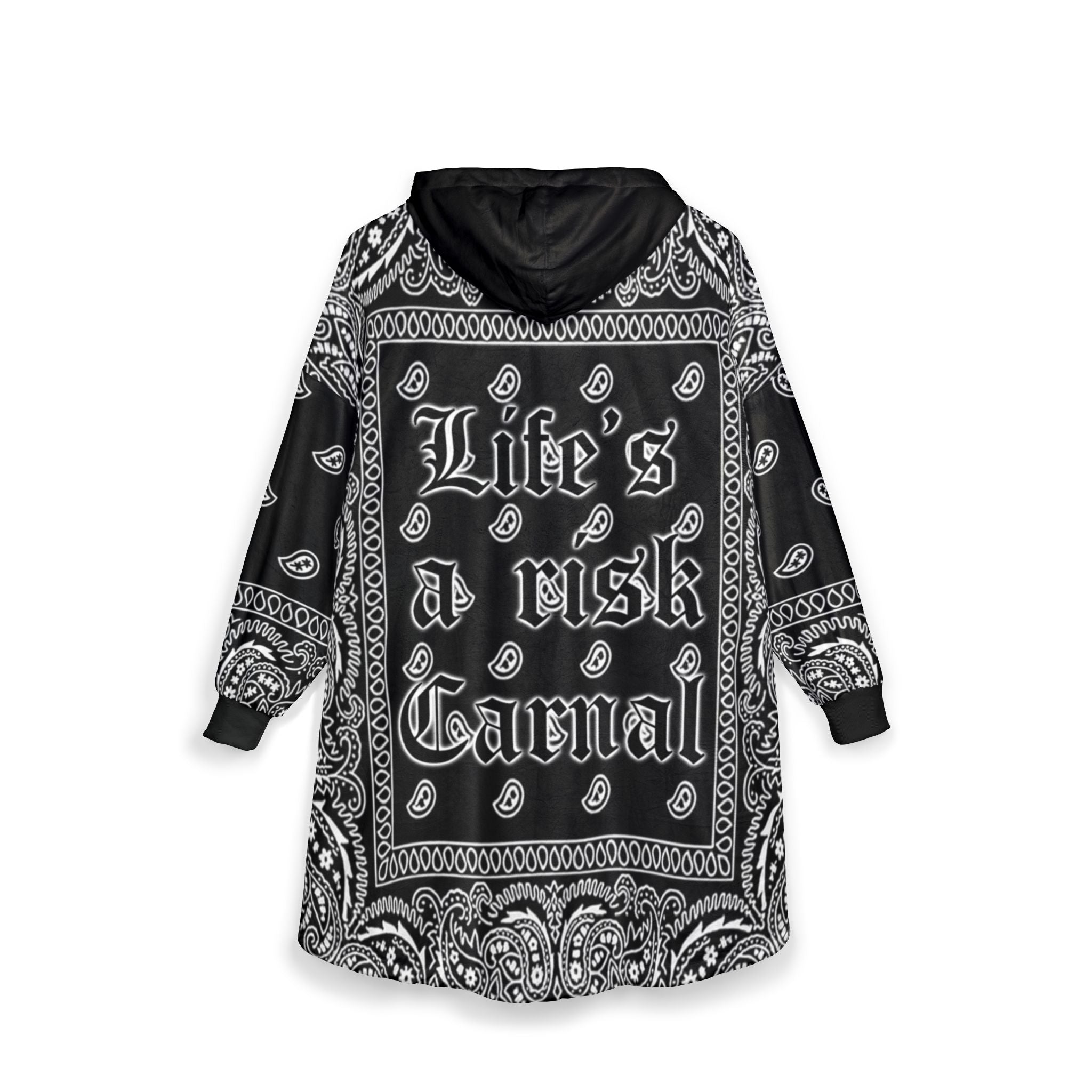 El Gallo Negro OG X JPN Black Bandana Sherpa Hoodie