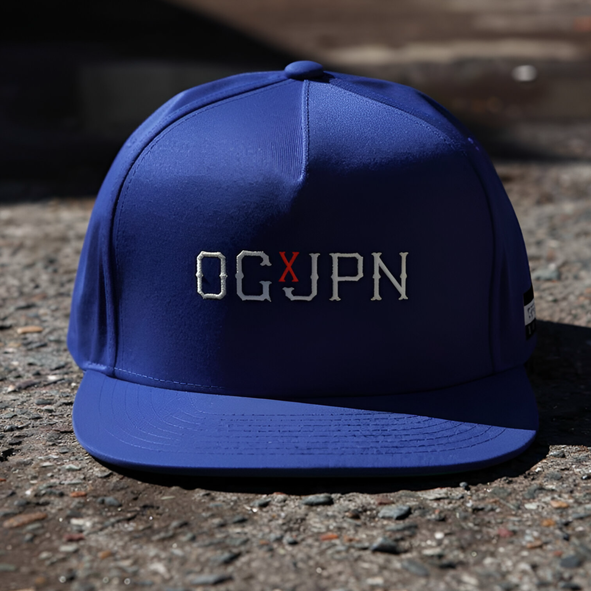 Royal Blue OG X JPN Classic Flat Bill Cap